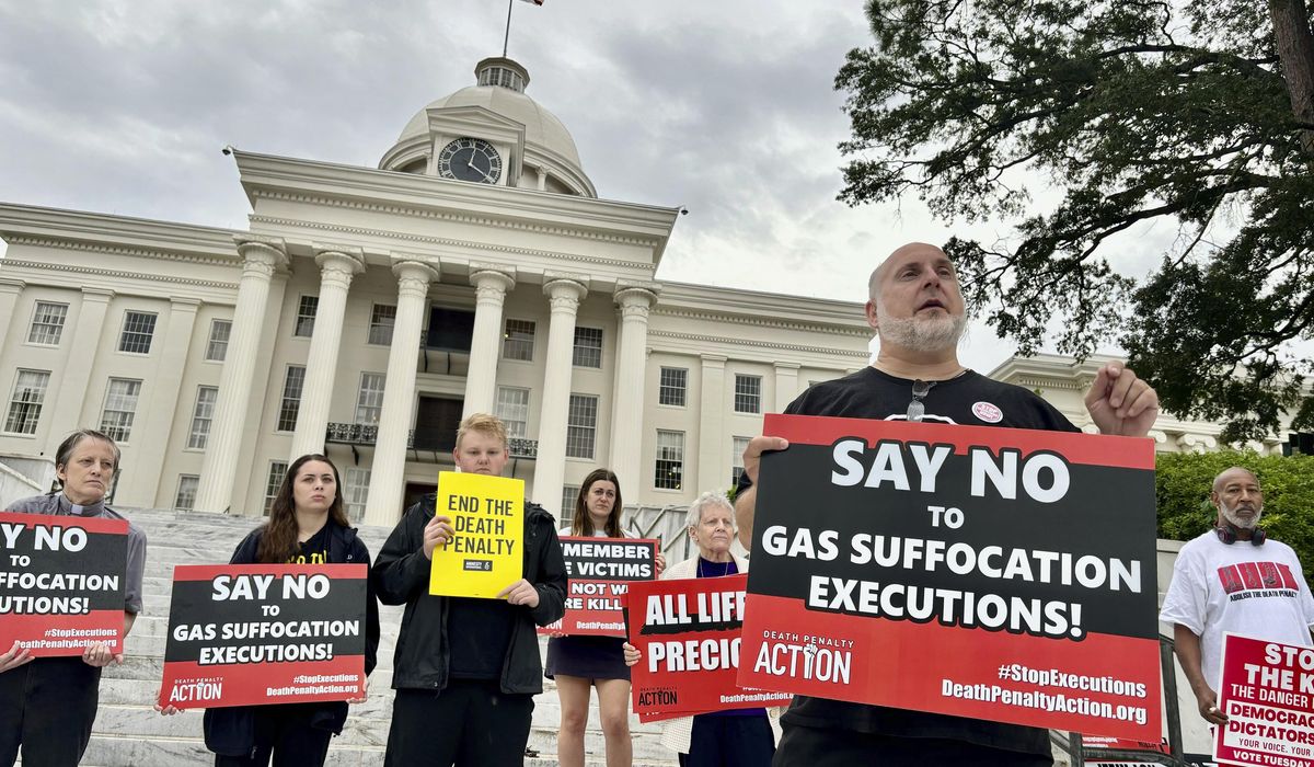 NextImg:Alabama inmate asks court to block nitrogen gas execution