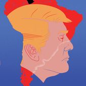Trump and Venezuela illustration by Linas Garsys / The Washington Times