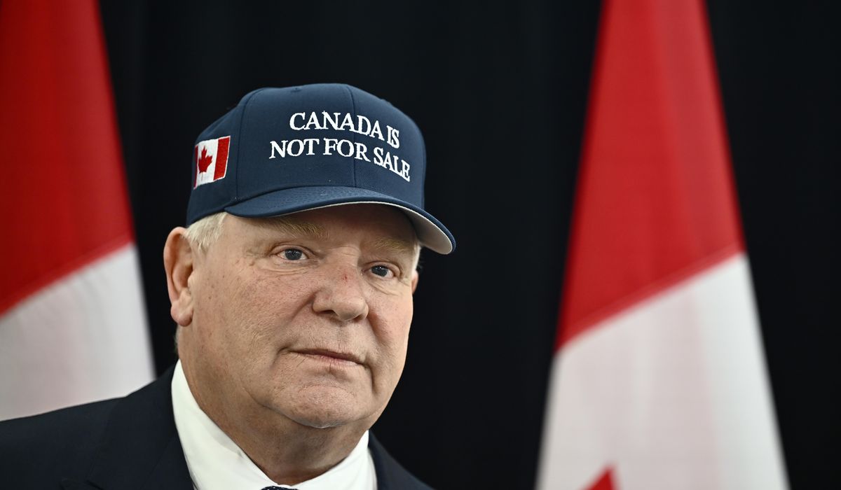 NextImg:Ontario premier halts retaliatory measures after Trump tariff pause