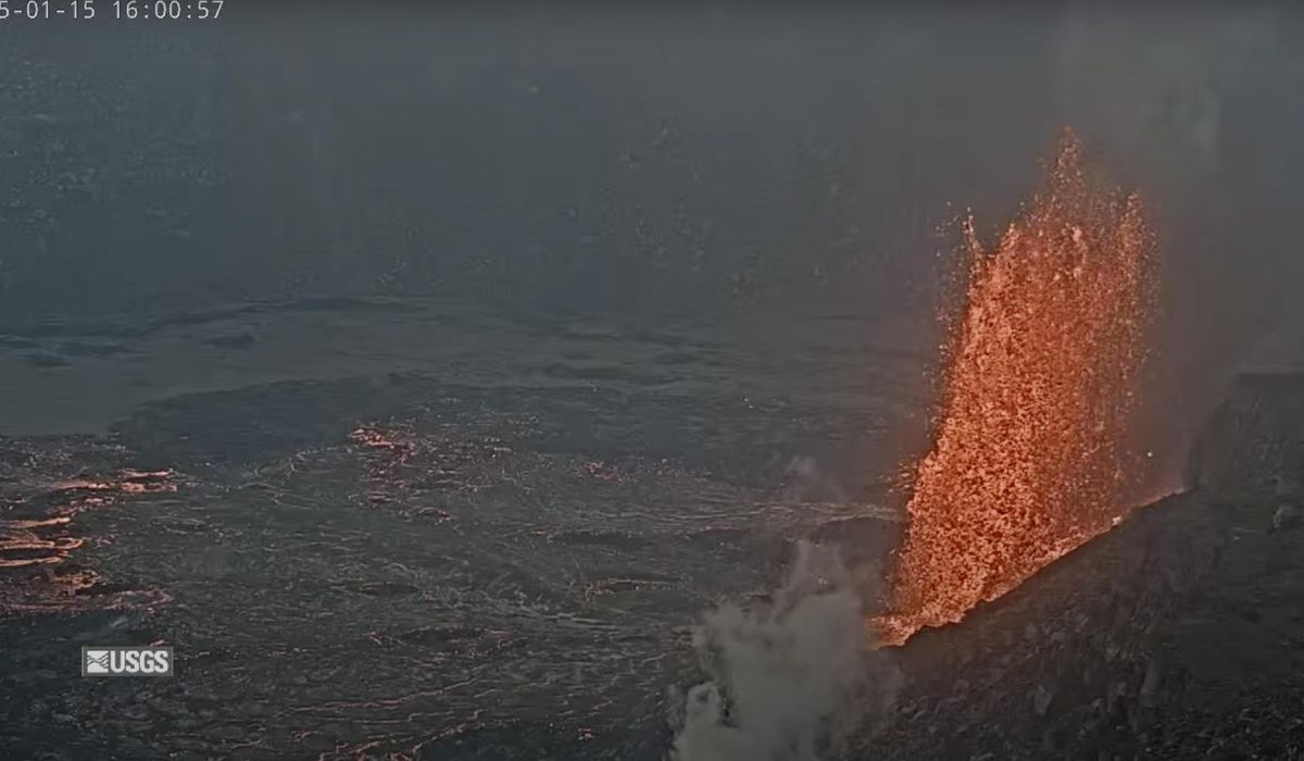 NextImg:Hawaii’s Kilauea volcano is spewing lava once again