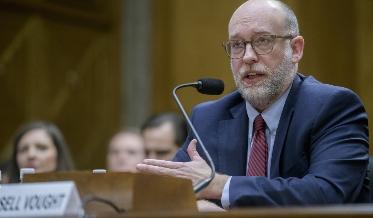 NextImg:Trump budget nominee, lawmakers spar over spending powers