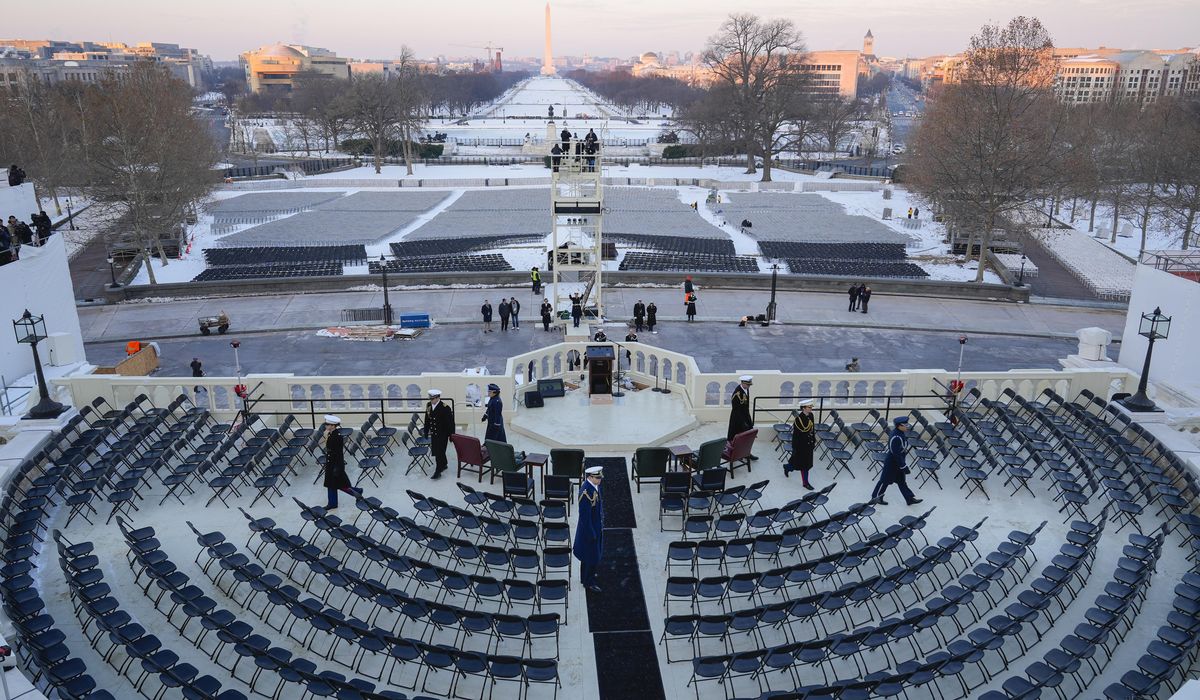 NextImg:Siberian air will spread across U.S., and Trump inaugural is forced indoors