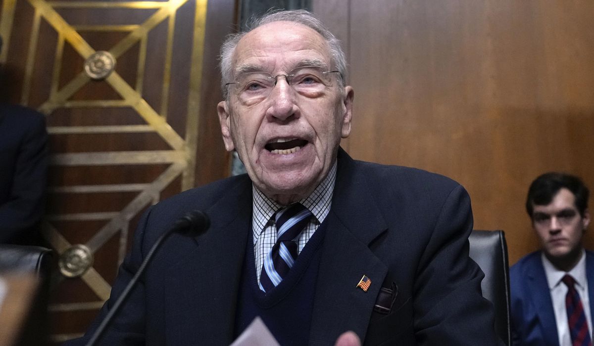 NextImg:Sen. Chuck Grassley seeks fertilizer exemption from tariffs, sparking backlash