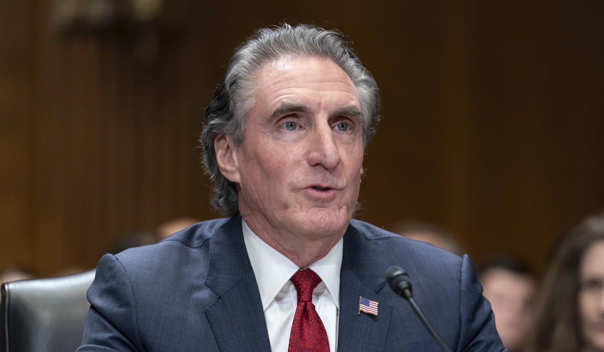 NextImg:Interior Secretary Doug Burgum promotes Trump’s tariffs