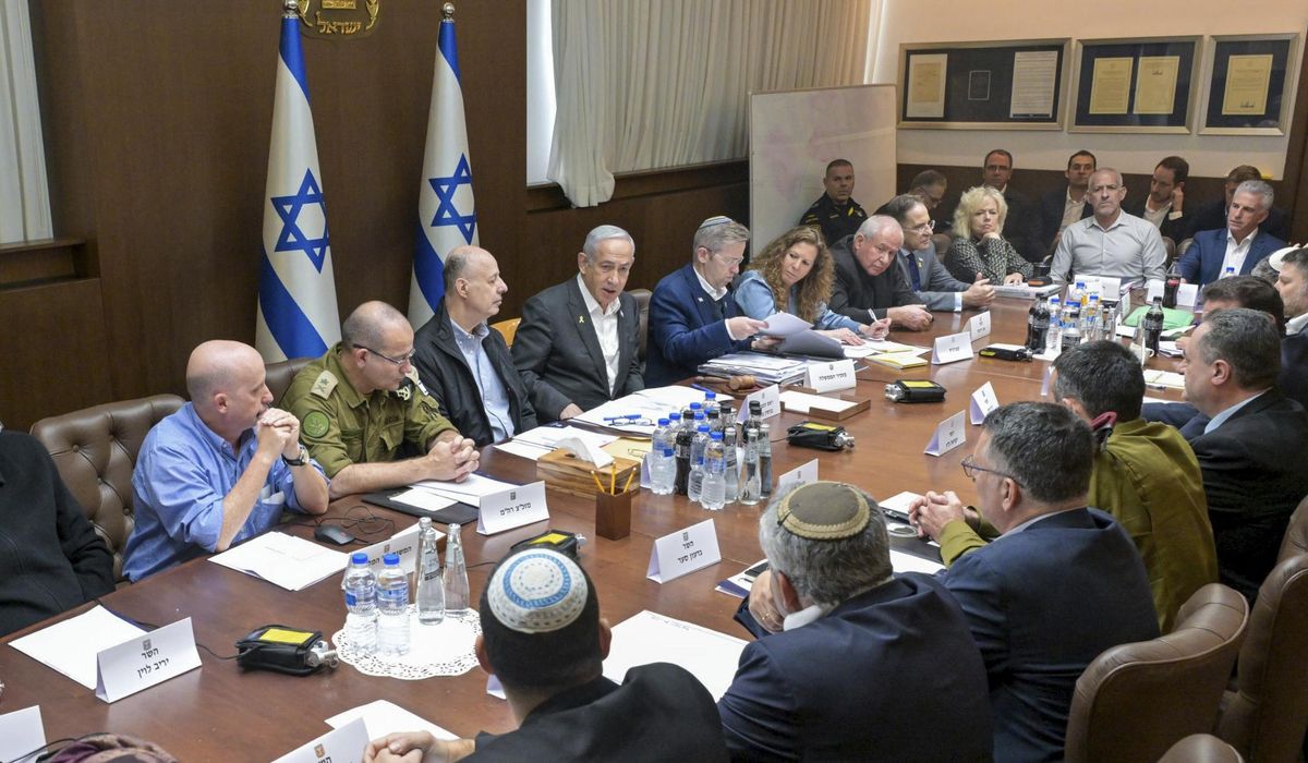 NextImg:Israel’s Cabinet approves a deal for a ceasefire in Gaza and the release of dozens of hostages