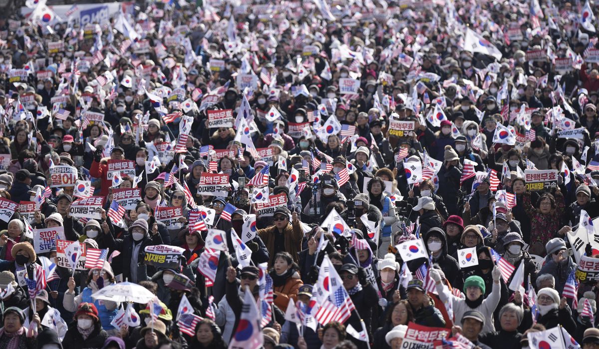NextImg:Impeached South Korean president argues for his release as court reviews his formal arrest