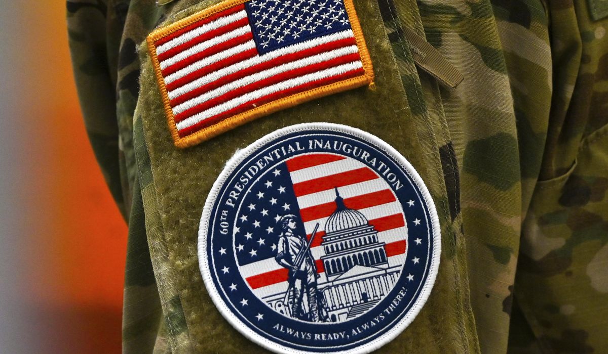 NextImg:Guard troops will wear a special patch at Trump’s inauguration to make it clear they aren’t police