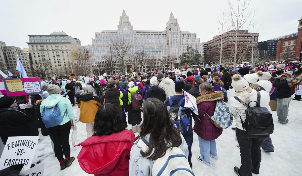 NextImg:Thousands expected to converge on Washington for a march days before Trump takes office