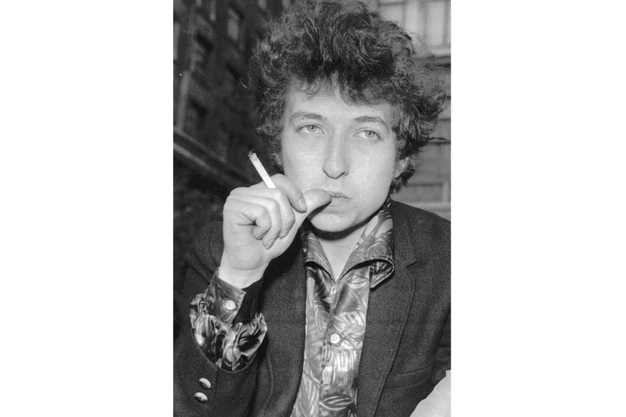 FILE - Musician Bob Dylan appears in London on April 27, 1965. (AP Photo, File)