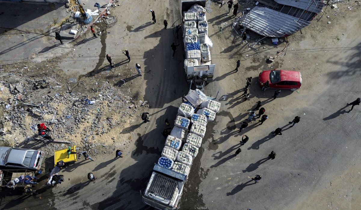 NextImg:‘Hell to pay’: House Speaker Mike Johnson warns of retribution if Hamas breaks cease-fire