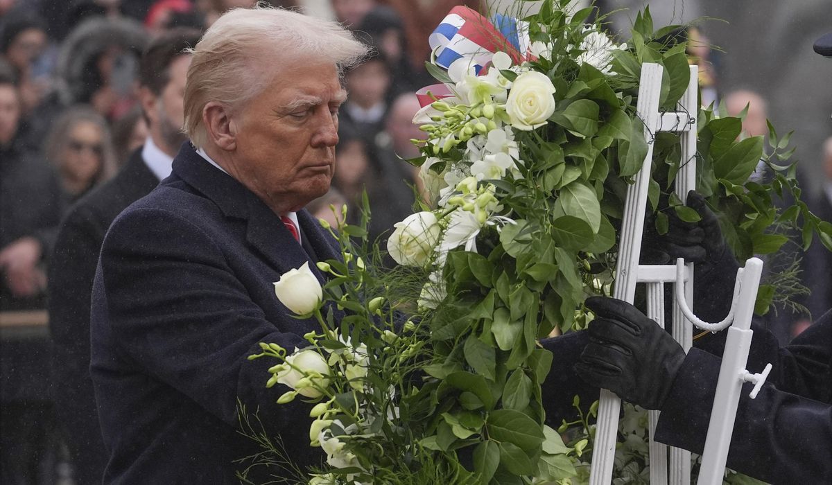 NextImg:WATCH: Trump, Vance participate in wreath-laying ceremony at Arlington National Cemetery
