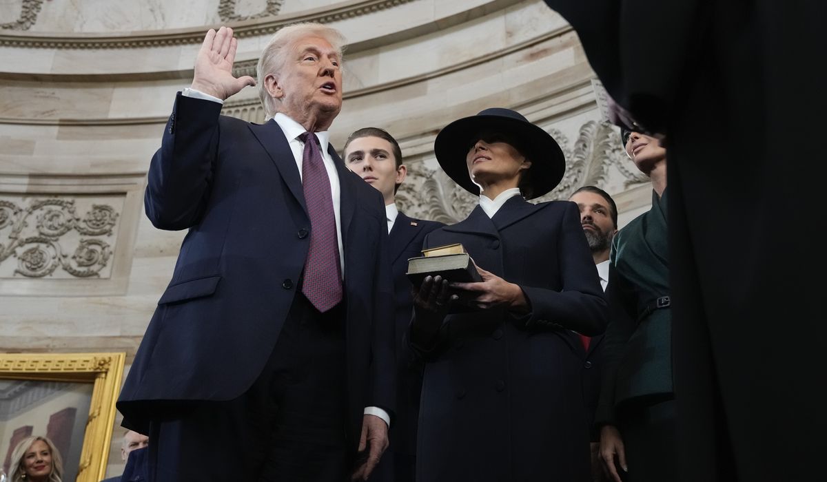 NextImg:Trump takes oath of office at Capitol as 47th president