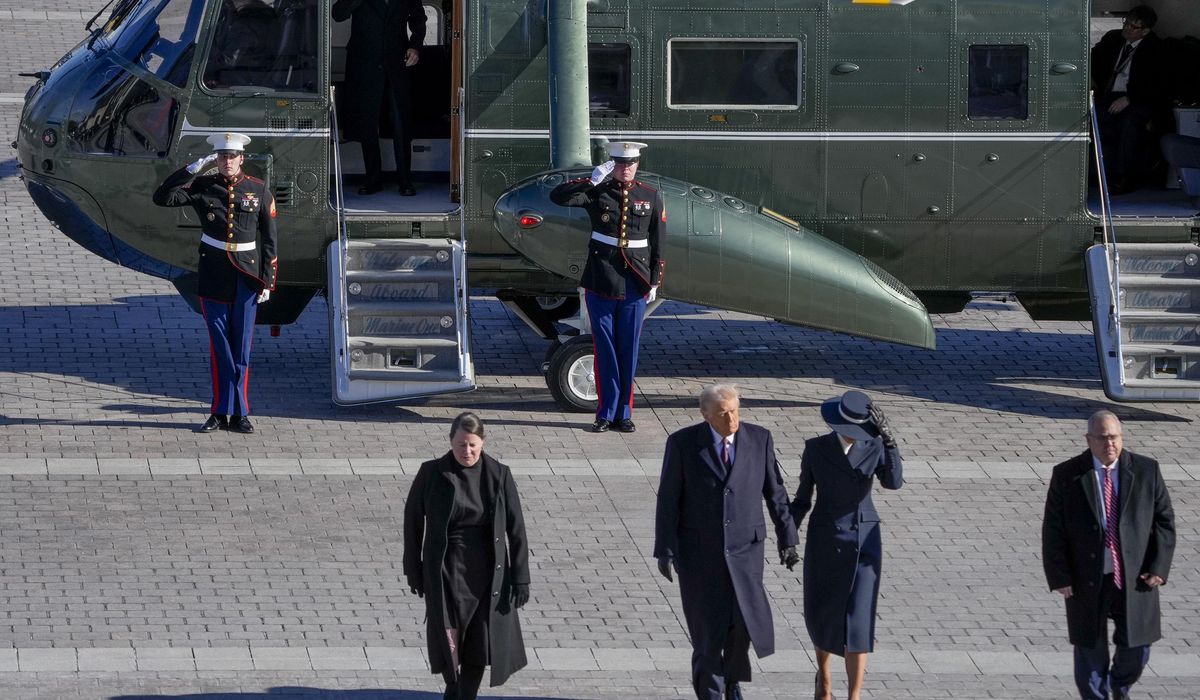 NextImg:Symbol of unity? Inauguration news coverage illustrates differences that pull country apart