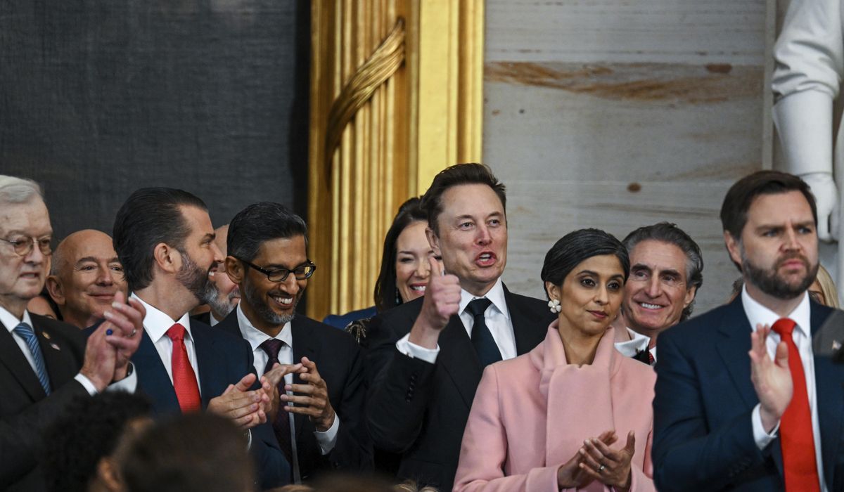 NextImg:Elon Musk’s prominence during inauguration ceremonies stamps tech titan’s place in Trump’s orbit