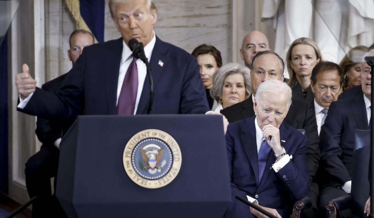 NextImg:Trump fires four Biden officials, promises to ax ‘many more’