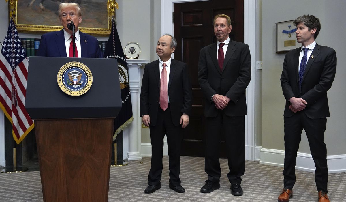 NextImg:Trump announces $500 billion AI investment for new data centers, jobs