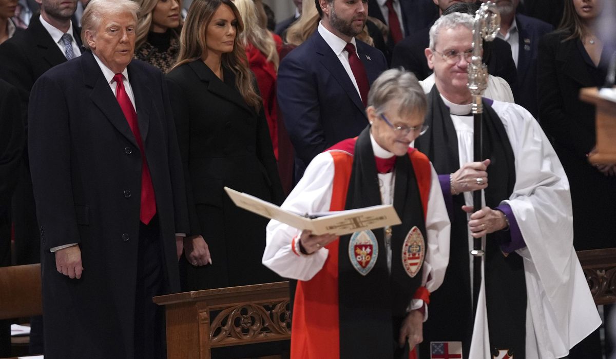 NextImg:Episcopal bishop says she’ll continue to pray for Trump, who lashed out at her over viral sermon
