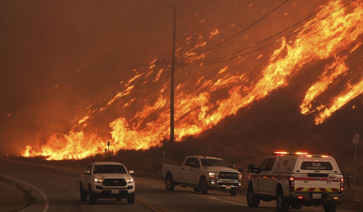 NextImg:Over 50,000 under evacuation orders or warnings as wildfire imperils homes north of Los Angeles