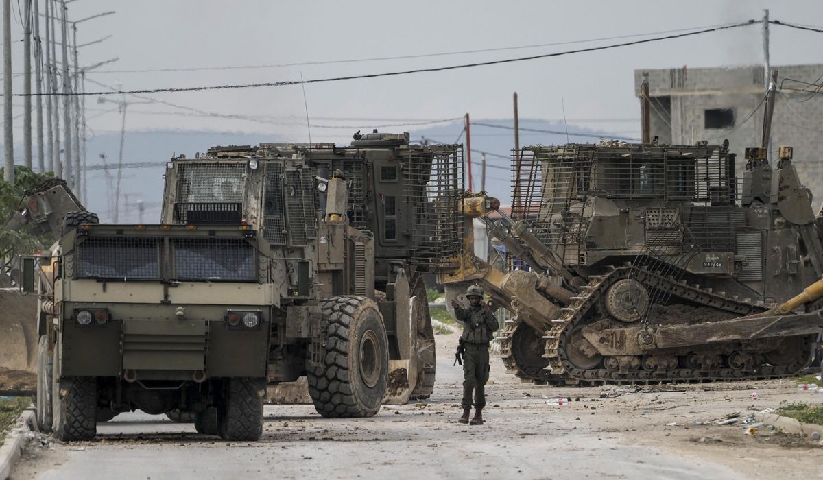 NextImg:Israel says it killed two terrorists after fierce gunbattle in West Bank city