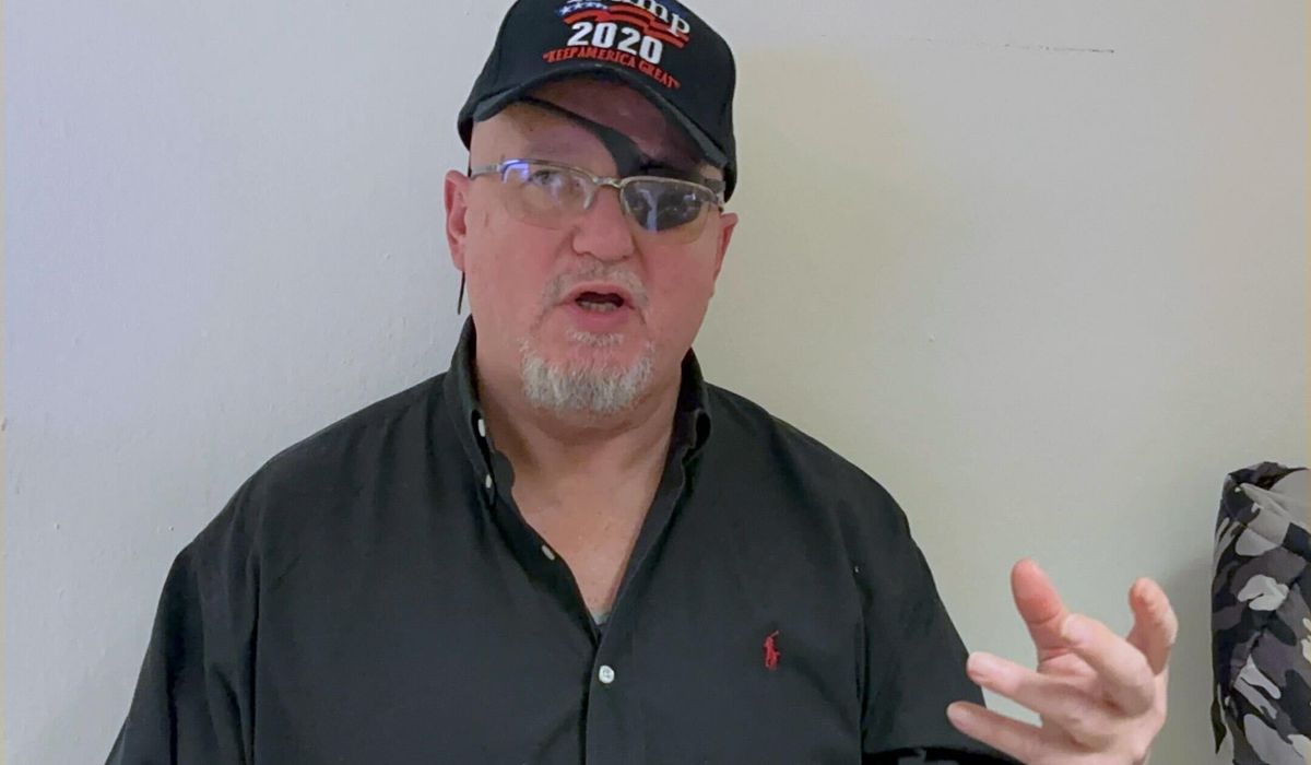 NextImg:Oath Keepers founder Stewart Rhodes visits Capitol Hill after Trump clemency