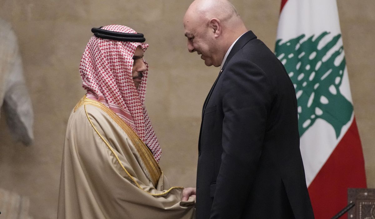 NextImg:Saudi foreign minister makes first official trip to Lebanon in a decade after years of strained ties