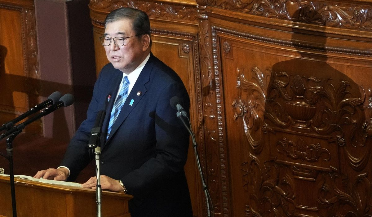 NextImg:Japan’s Ishiba travels to D.C. for lightning Trump meeting