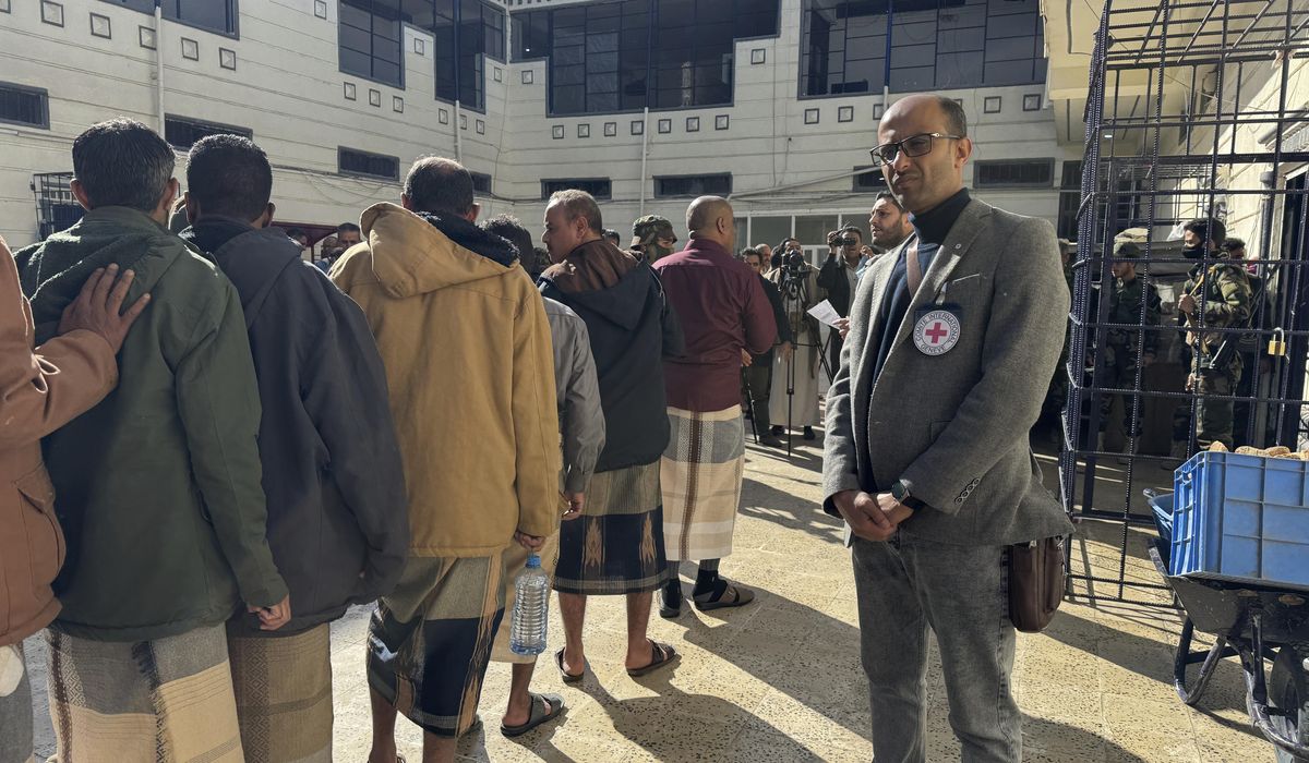 NextImg:Yemen’s Houthi rebels unilaterally release 153 war detainees, Red Cross says