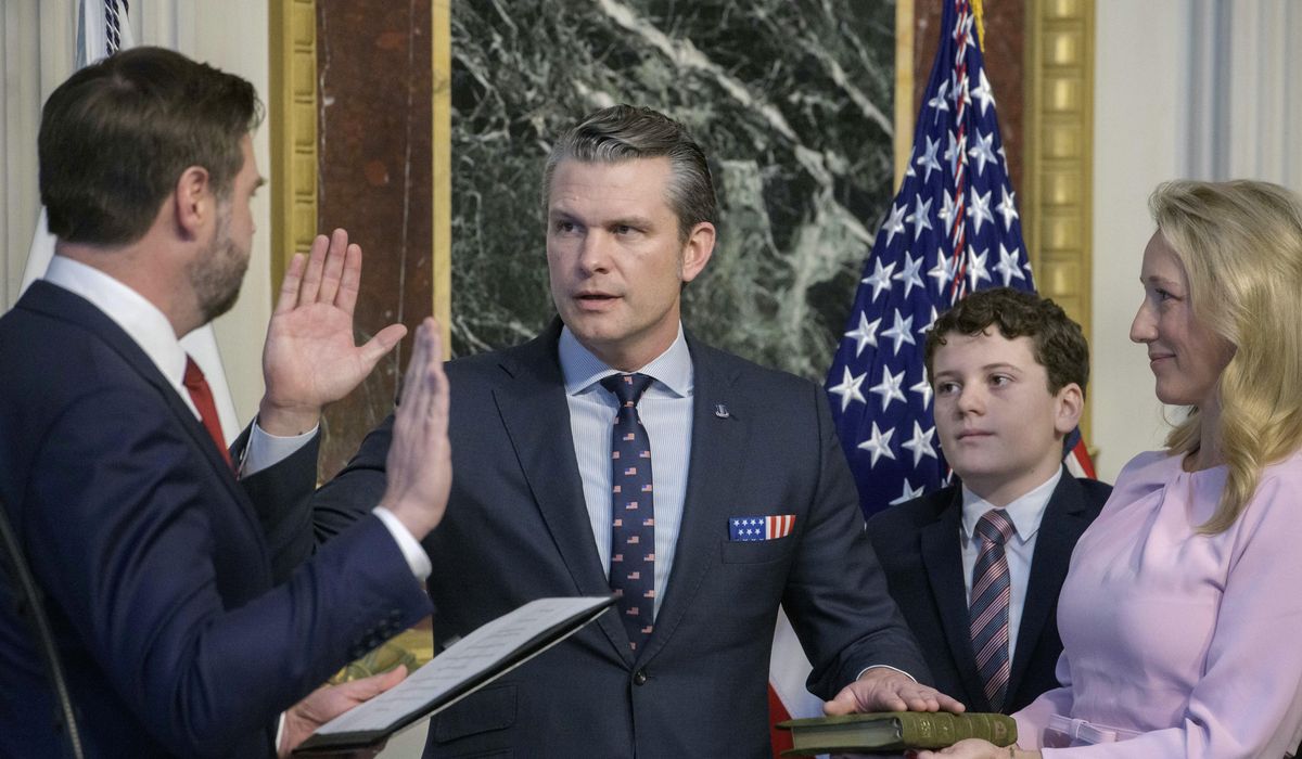 NextImg:New Defense Secretary Pete Hegseth releases list of goals for the Pentagon