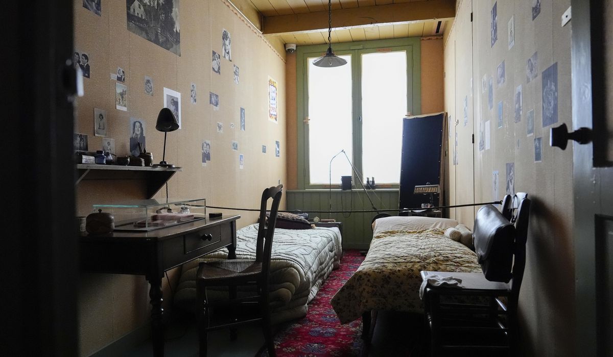 NextImg:Full-scale replica of Anne Frank’s hidden annex opens in NYC