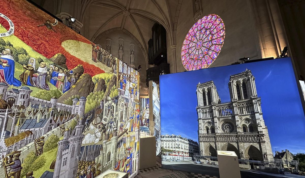 NextImg:Their kinship sealed by fire, St. John the Divine brings Notre Dame to life in exhibition