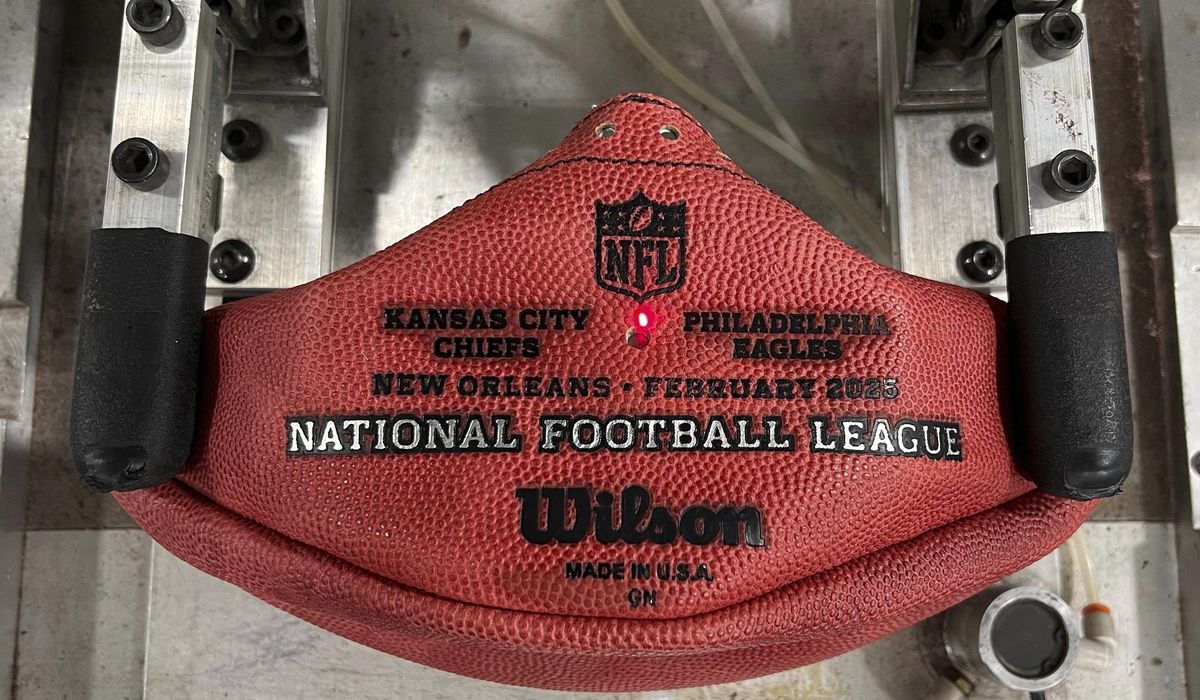 NextImg:Super Bowl footballs are ready to go within hours of the matchup being set