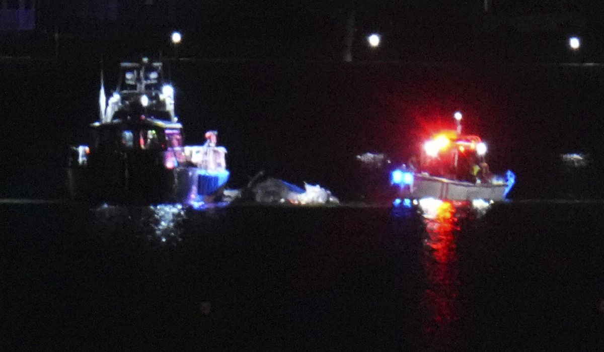 NextImg:Rescue effort underway after passenger jet, military helicopter collide near Reagan airport