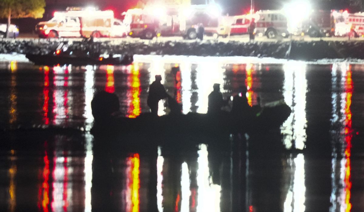NextImg:Multiple fatalities possible after jet collides with military helicopter near D.C.’s Reagan airport