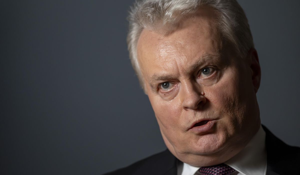 NextImg:Lithuanian president backs Trump’s NATO defense spending goal amid ongoing Russian threat
