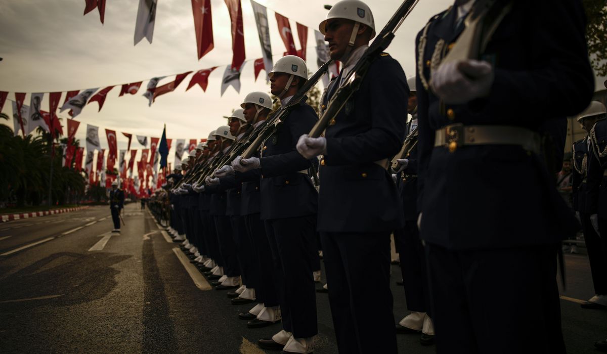 NextImg:Turkey dismisses 5 military academy graduates for taking discontinued secular oath