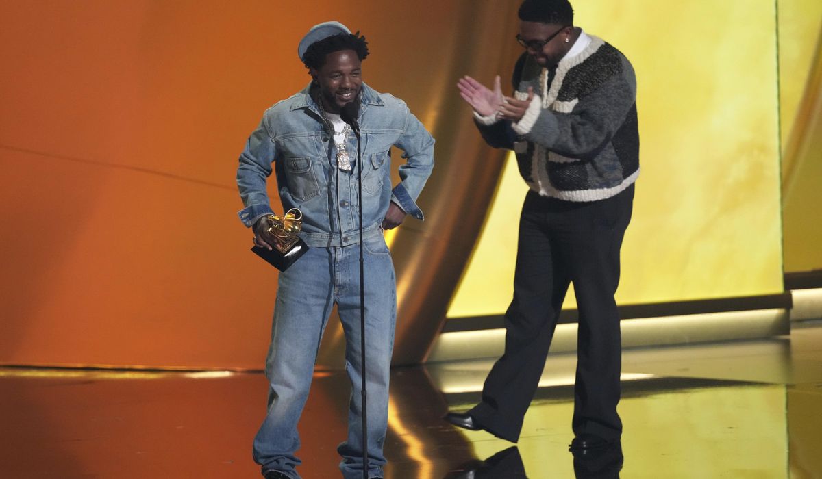 NextImg:Kendrick Lamar’s ‘Not Like Us’ wins record of the year at the 2025 Grammys