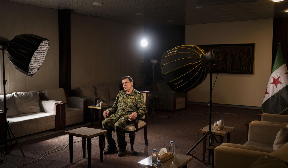 NextImg:U.S.-backed commander says his Kurdish-led group wants a secular and civil state in post-Assad Syria