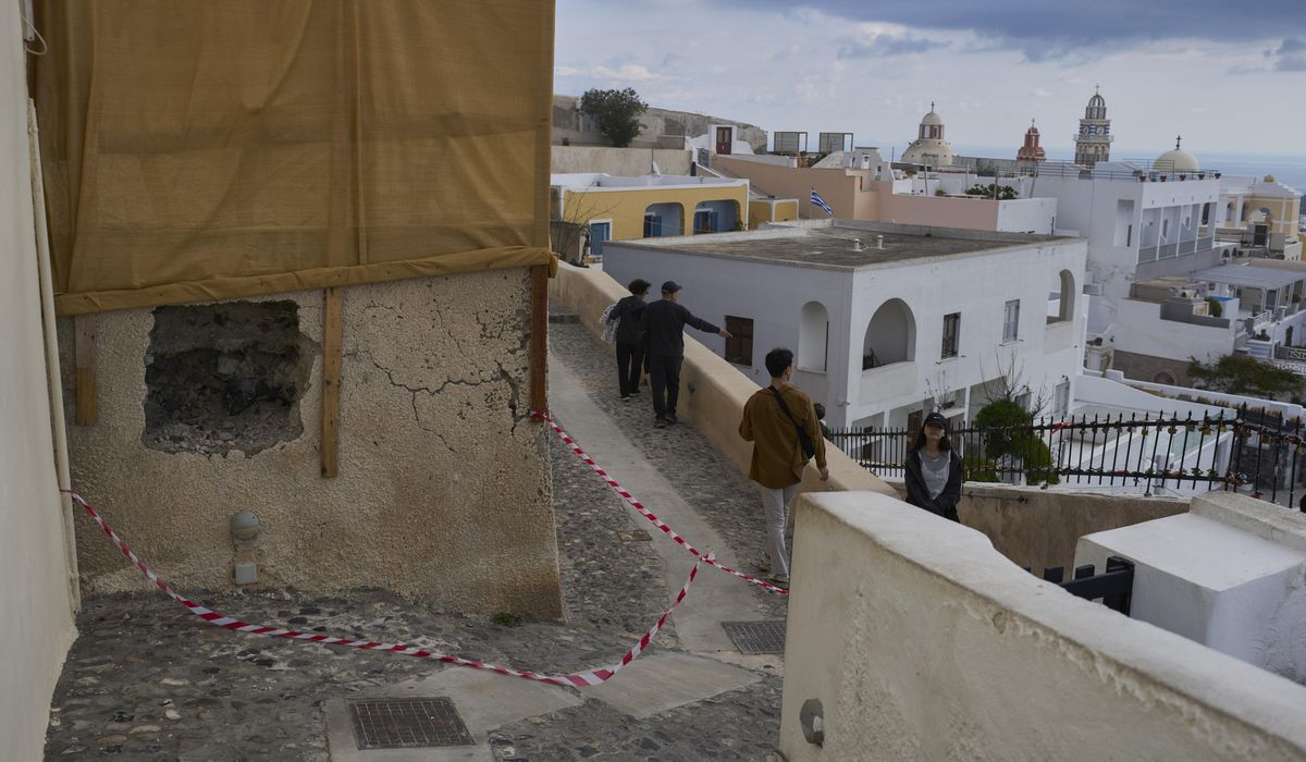 NextImg:Multiple earthquakes are rattling Greece’s volcanic island of Santorini. Here’s what we know