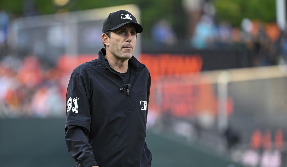 NextImg:Pat Hoberg, MLB umpire, fired for sharing sports gambling accounts with friend who bet on baseball