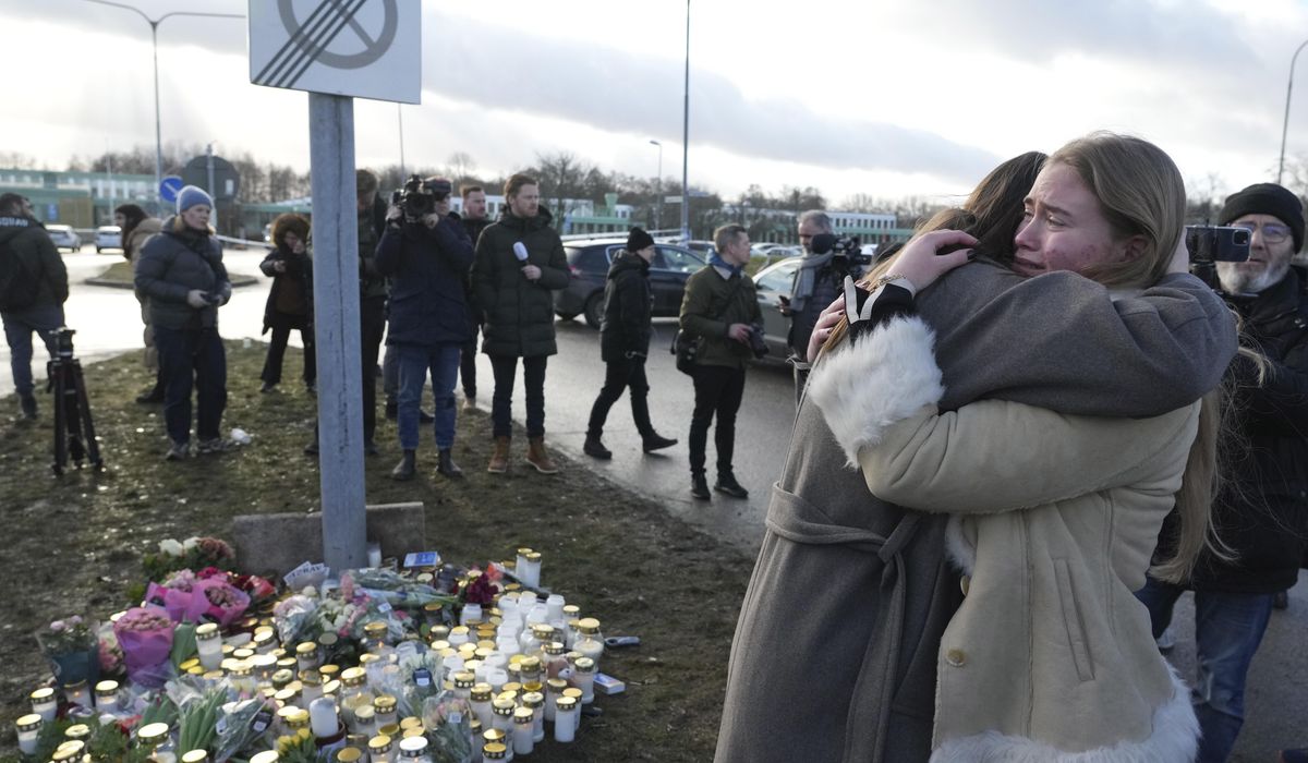 NextImg:Swedish police say mass shooter was connected to school where he opened fire