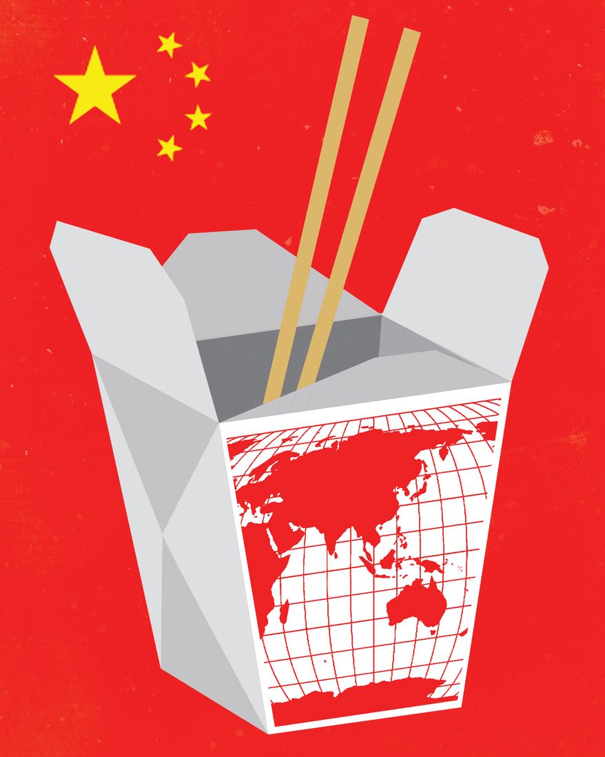 China's diseases threaten the world illustration by Linas Garsys / The Washington Times