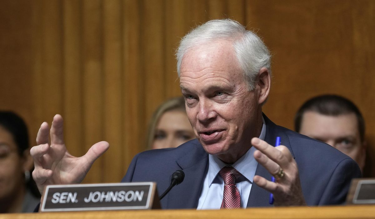 NextImg:Sen. Ron Johnson pans spending in House bill, warns it will add $4 trillion to national debt