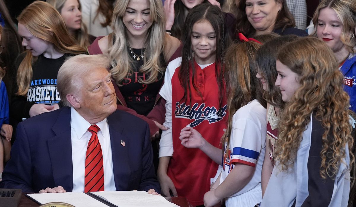 NextImg:ACLU lawyer accuses Trump of ‘lying’ for saying there are male athletes pretending to be women