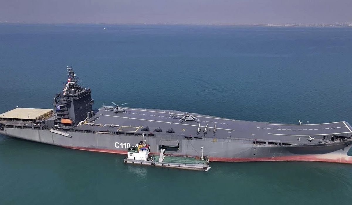 NextImg:Iran launches its first drone-carrier warship