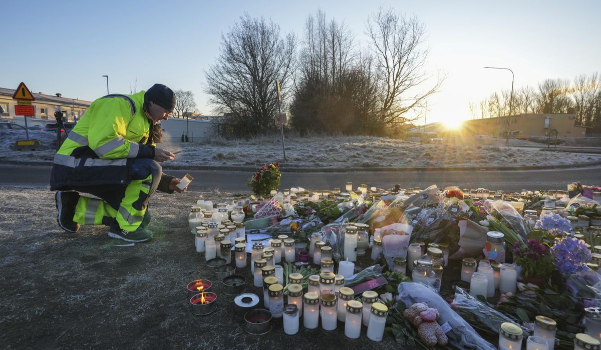 NextImg:Swedish police say mass shooter was connected to school where he opened fire