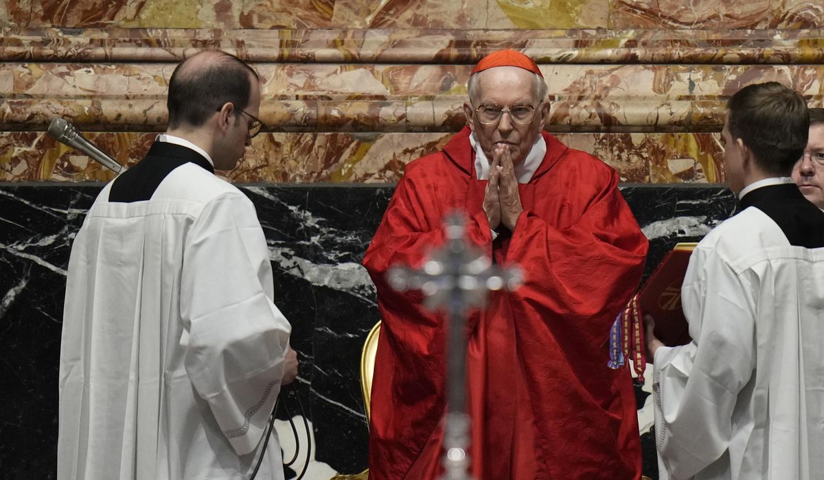 NextImg:With Oscar-nominee ‘Conclave’ piquing interest, pope keeps dean of the College of Cardinals in place