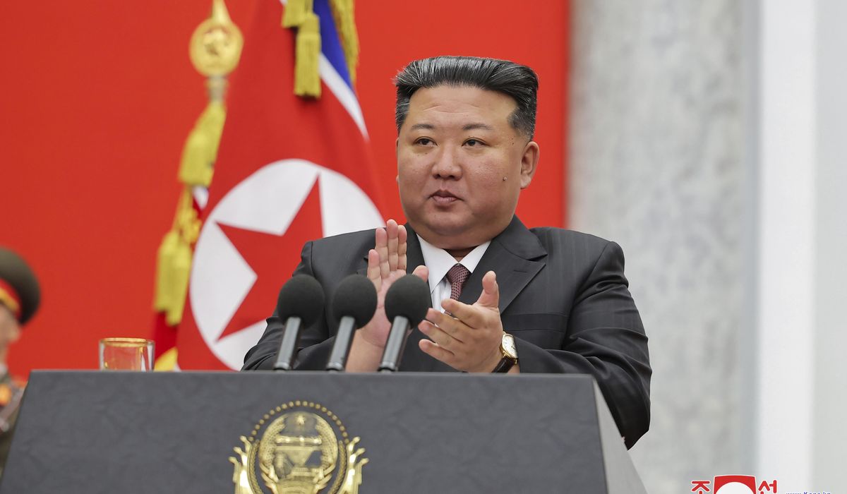 NextImg:North Korea’s Kim slams U.S.-South Korea-Japan partnership and vows to boost his nuclear program