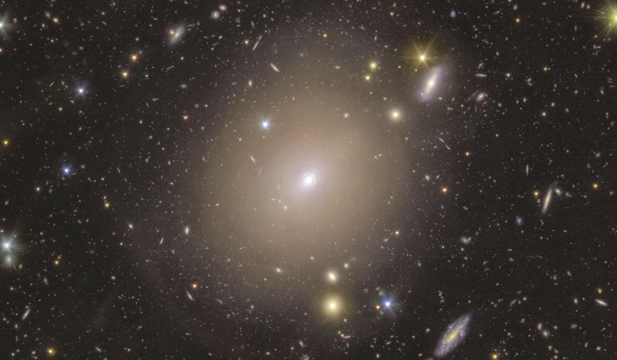 NextImg:Space telescope spots rare ‘Einstein ring’ of light around galaxy in our cosmic neighborhood