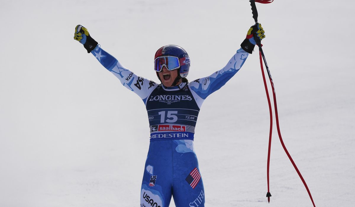 NextImg:U.S. skier Lauren Macuga wins downhill portion of new team combined event at world championships