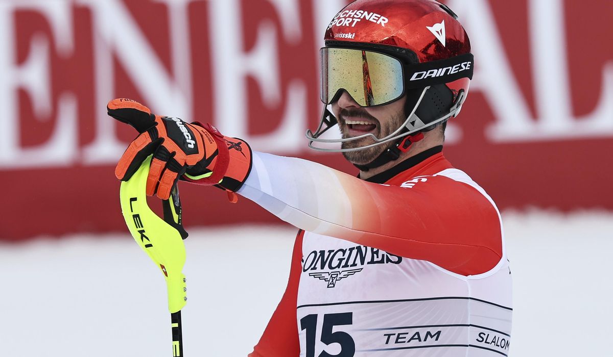 NextImg:Swiss skiers Franjo von Allmen and Loic Meillard win gold in the combined team event at worlds